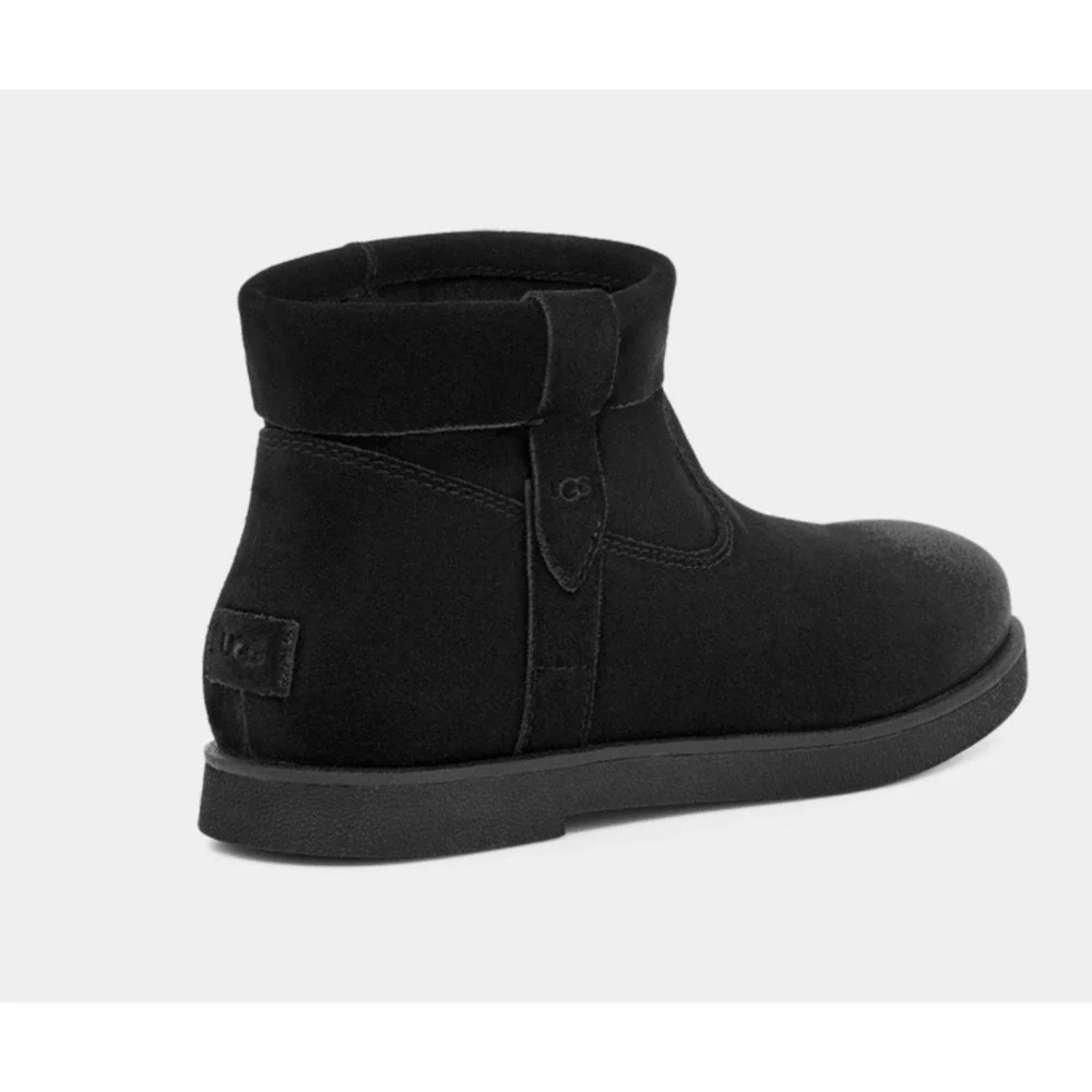 UGG Josefine Cuff Ankle Boot Black Suede Size‎ 8.5 NWOT